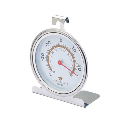 Master Class Deluxe Large Stainless Steel Fridge Thermometer 10cm