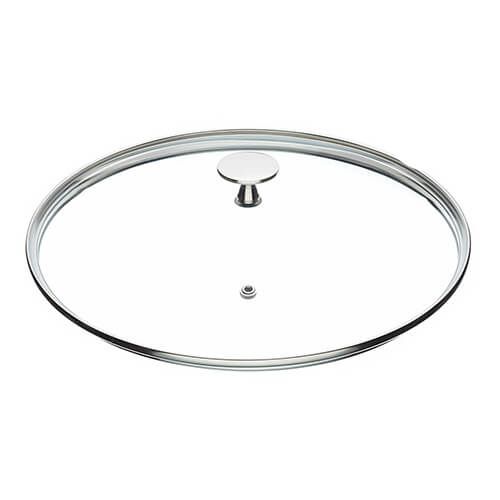 Master Class Glass Lid 26cm Stainless Steel Knob