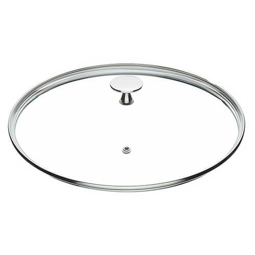 Master Class Glass Lid 28cm Stainless Steel Knob
