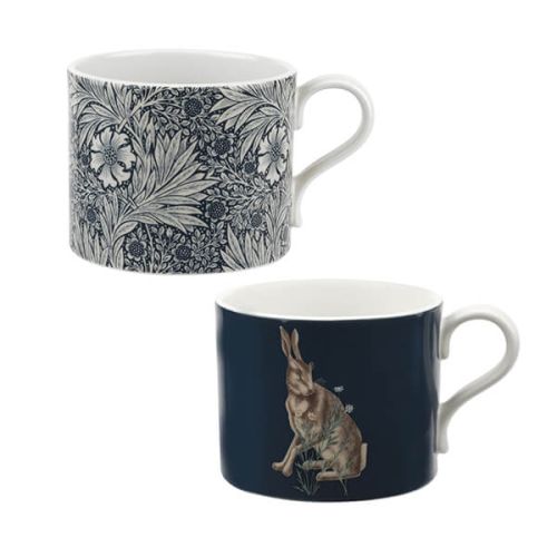 Morris & Co Marigold & Hare Mugs Set of 2
