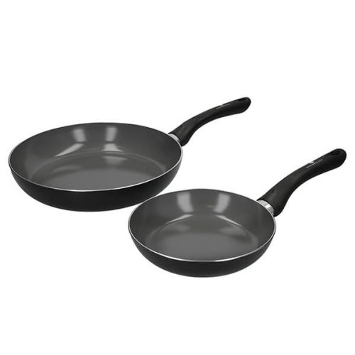 MasterClass Recycled Non-Stick Frying Pan Set of 2