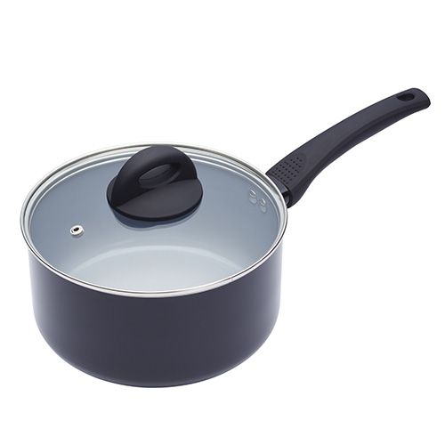 Master Class Ceramic Coated 20cm Saucepan with Lid