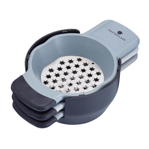 Master Class Smart Space Grater Set 3 Piece With Holder