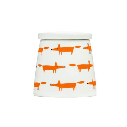 Scion Living Mr Fox Ceramic & Orange Multi Small Storage Jar
