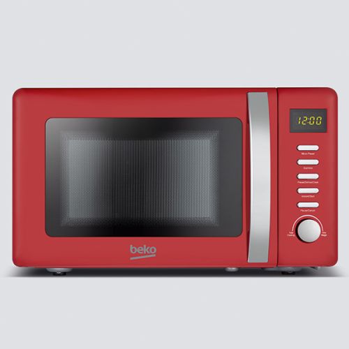 Beko 800 Watt / 20 Litre Microwave Retro Red