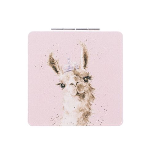Wrendale Designs 'Because I'm Worth It' Llama Compact Mirror