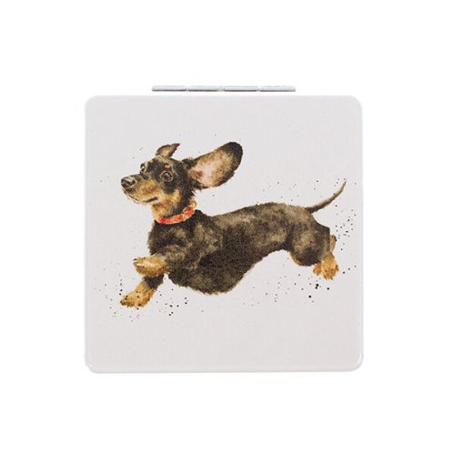 Wrendale Designs 'That Friday Feeling' Dachshund Compact Mirror
