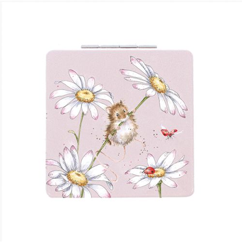 Wrendale Designs 'Oops A Daisy' Mouse Compact Mirror