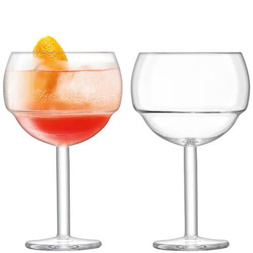 LSA Mixologist Clear Cocktail Balloon Glass 520ml Set Of Two
