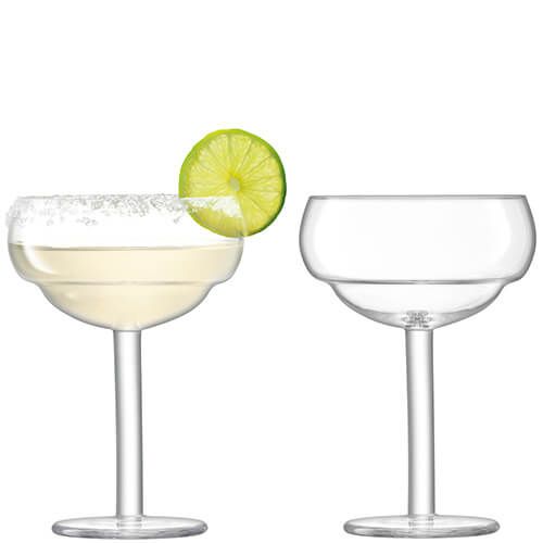 LSA Mixologist Clear Cocktail Coupe Glass 320ml Set Of Two