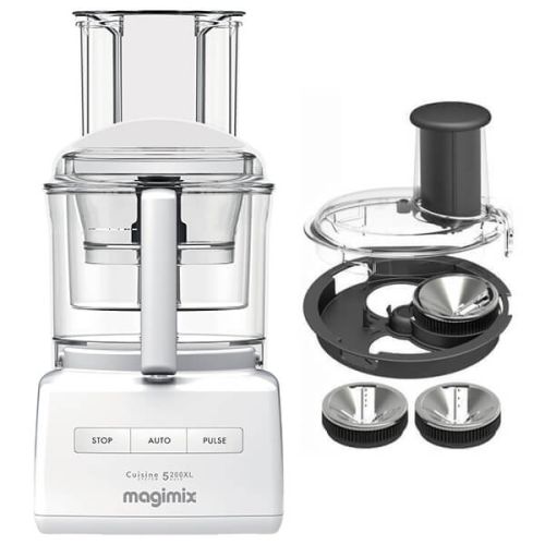 Magimix 5200XL White Food Processor with FREE Gift