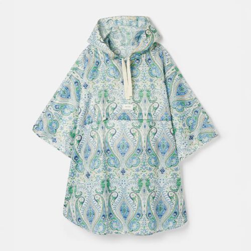 Joules Blue Paisley Elstow Poncho