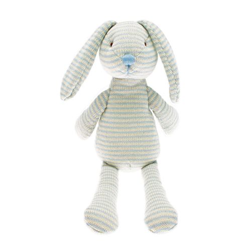 Walton & Co Nursery Knitted Stripe Rabbit Toy