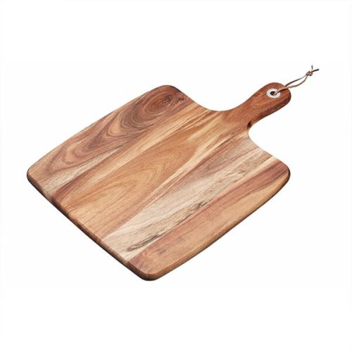 Natural Elements Acacia Wood Square Serving Paddle Board
