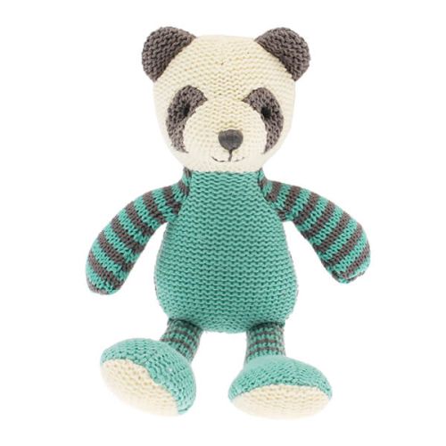 Walton & Co Knitted Panda Rattle
