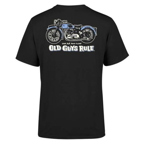 Old Guys Rule Black Triumph T-Shirt