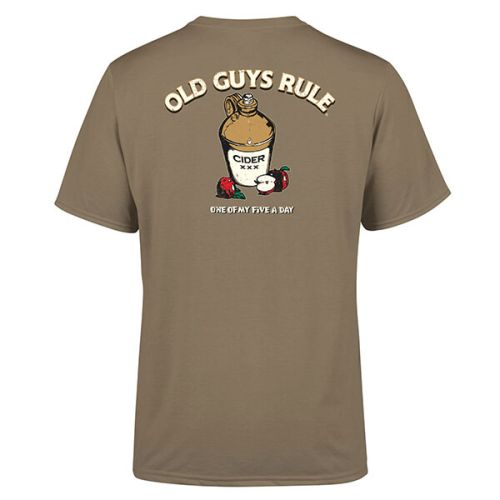 Old Guys Rule Prairie Dust Five a Day T-Shirt