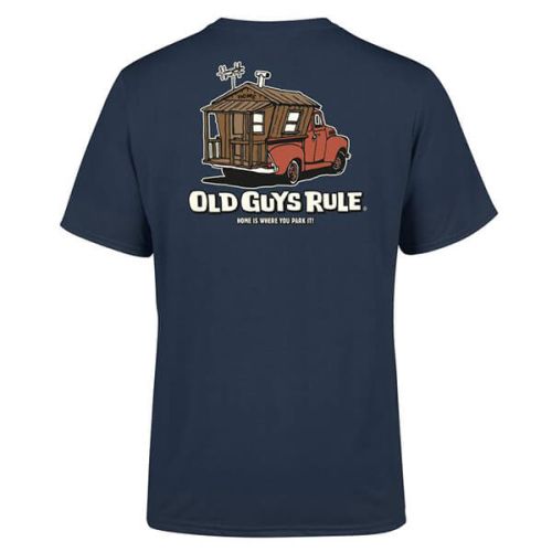 Old Guys Rule Blue Dusk Home is Where T-Shirt