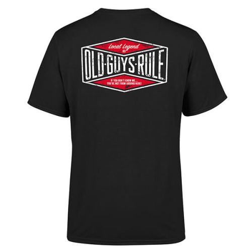 Old Guys Rule Local Legend III T-Shirt Black