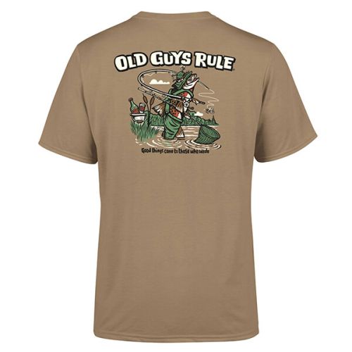 Old Guys Rule Good Things Come T-Shirt Tan