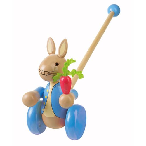 Orange Tree Toys Peter Rabbit Push Along Wooden Toy