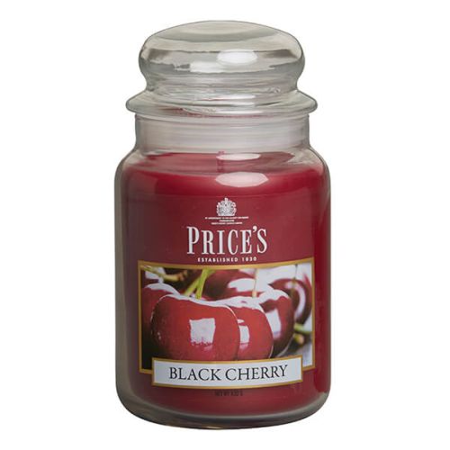 Prices Fragrance Collection Black Cherry Large Jar Candle