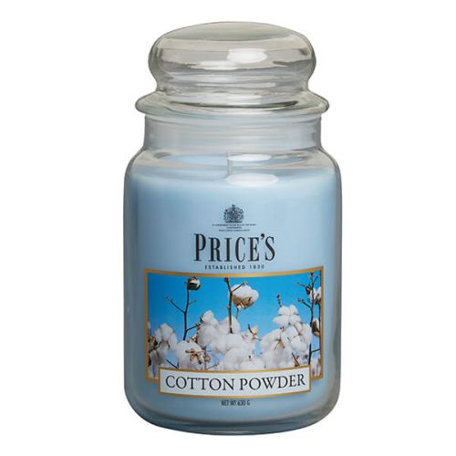 Prices Fragrance Collection Cotton Powder Large Jar Candle