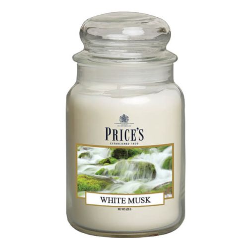Prices Fragrance Collection White Musk Large Jar Candle