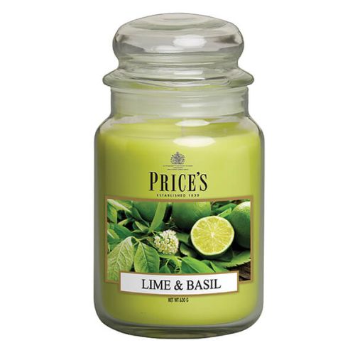 Prices Fragrance Collection Lime / Basil Large Jar Candle