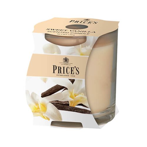 Prices Fragrance Collection Sweet Vanilla Cluster Jar Candle