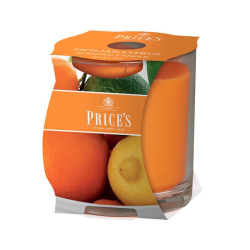 Prices Fragrance Collection Sicilian Citrus Cluster Jar Candle