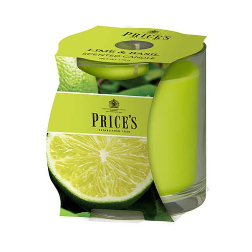 Prices Fragrance Collection Lime / Basil Cluster Jar Candle