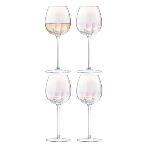 LSA Pearl White Wine Glass 325ml Set Of 4