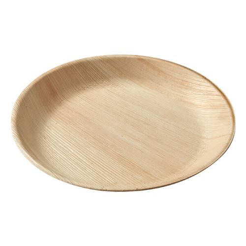 EcoSouLife Areca Nut Leaf 25cm Dinner Plate, 12 Pieces