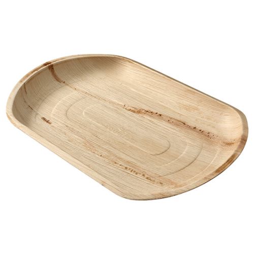 EcoSouLife Areca Nut Leaf 36 x 25cm Serving Tray, 3 Pieces