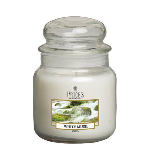 Prices Fragrance Collection White Musk Medium Jar Candle