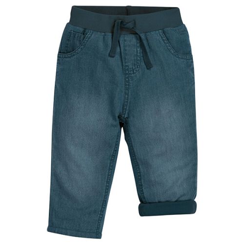 Frugi Organic Chambray Comfy Lined Jeans Size 3-6 Months