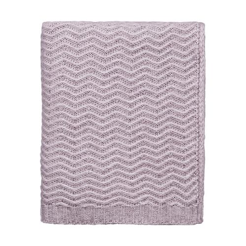 Katie Piper Calm Knitted Throw 130 x 150cm Pink Lilac