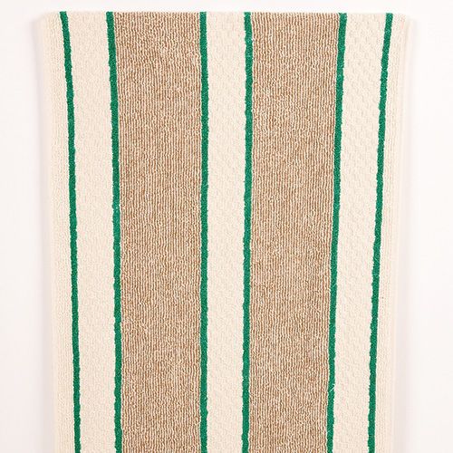 Range Towel Green Stripe