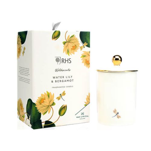 Wax Lyrical RHS Wildscents Water Lily & Bergamot Ceramic Candle
