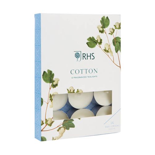 Wax Lyrical RHS Fragrant Garden Cotton Tealights Pack of 12