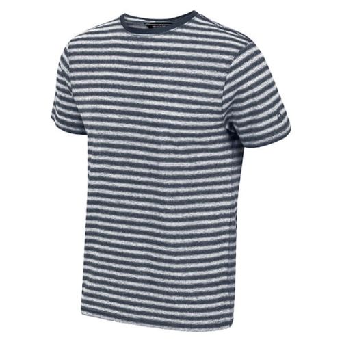 Regatta Men's Brayden Stripe T-Shirt Navy Mini Stripe