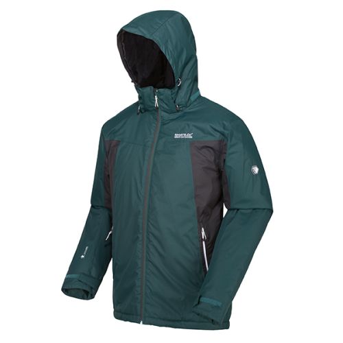 Regatta Deep Pine Matt Lightweight Waterproof Jacket With Concealed Hood