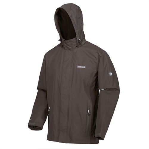Regatta Magnet Ash Matt Lightweight Waterproof Jacket With Concealed Hood