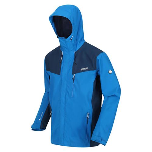 Regatta Men's Birchdale Waterproof Jacket Imperial Blue Moonlight Denim Size L