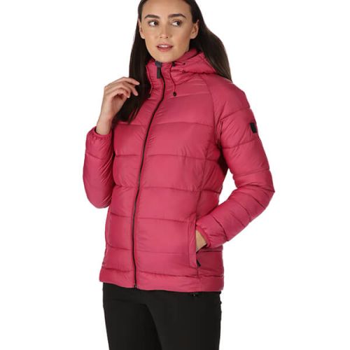 Regatta Womens Toploft II Hooded Puffer Jacket Berry Pink | Harts of Stur