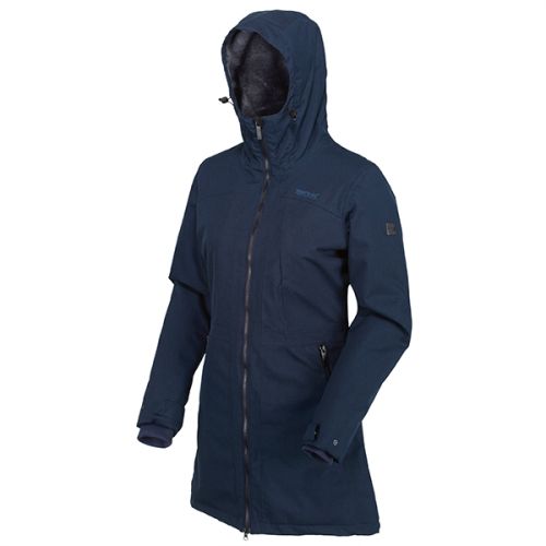 Regatta Navy Voltera II Waterproof Insulated Hooded Heated Walking Parka Jacket