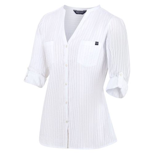 Regatta Women's Malaya Long Sleeve Shirt White
