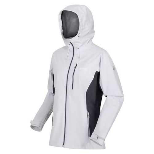 Regatta Women's Highton Stretch III Waterproof Jacket Cyberspace Seal Grey