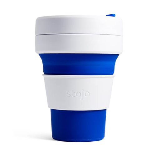 Stojo Blue Collapsible Pocket Cup 12oz/355ml